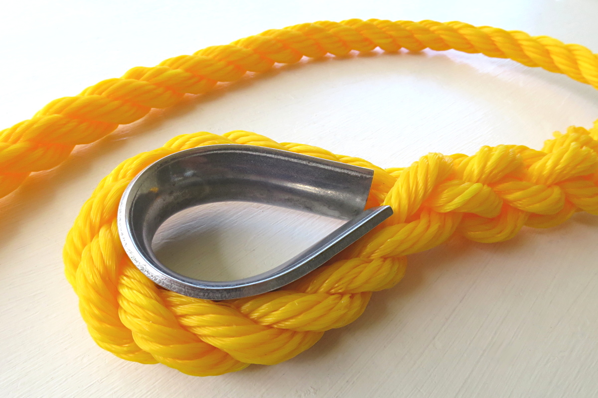 アイスプライス編み込み加工方法【ロープの端に輪っかを作る】